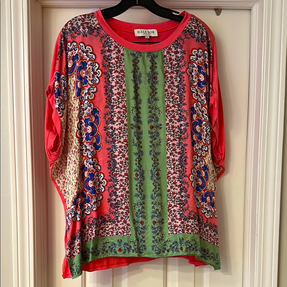 Hale Bob Women's Multicolor Boho Top